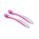 A set of spoons with a heat indicator of Nuvita Easy Eating of 6 m + 2 pieces. Pink (NV8485Pink) A set of spoons with a heat indicator of Nuvita Easy Eating of 6 m + 2 pieces. Pink (NV8485Pink)