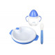 Набор для кормления Nuvita 6м+ Голубой 3 предмета. (NV1491Blue) Набор для кормления Nuvita 6м+ Голубой 3 предмета. (NV1491Blue)