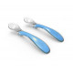 A set of silicone spoons for feeding of Nuvita Easy Eating of 6 m + 2 pieces. Blue (NV8480Blue) A set of silicone spoons for feeding of Nuvita Easy Eating of 6 m + 2 pieces. Blue (NV8480Blue)