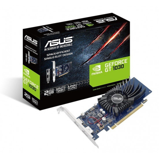 Видеокарта ASUS GeForce GT1030 2GB DDR5 (GT1030-2G-BRK) Видеокарта ASUS GeForce GT1030 2GB DDR5 (GT1030-2G-BRK)