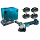 Accumulator angular Makita DGA504Z grinder + set of the LXT (198830-2) accumulators Accumulator angular Makita DGA504Z grinder + set of the LXT (198830-2) accumulators