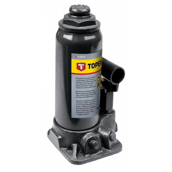 Jack of hydraulic bottle 3 t, the 195-370th, TOPEX 97X033 Jack of hydraulic bottle 3 t, the 195-370th, TOPEX 97X033