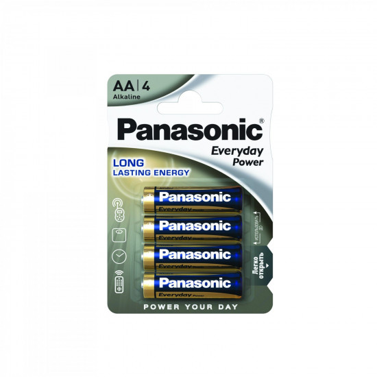 Panasonic Everyday Power AA Alkaline battery of 4 pieces (LR6REE/4BR) Panasonic Everyday Power AA Alkaline battery of 4 pieces (LR6REE/4BR)