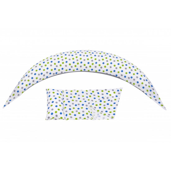 Подушка для беременных Nuvita 10 в 1 DreamWizard Белая с точками NV7100Dots (NV7100DOTS) Подушка для беременных Nuvita 10 в 1 DreamWizard Белая с точками NV7100Dots (NV7100DOTS)
