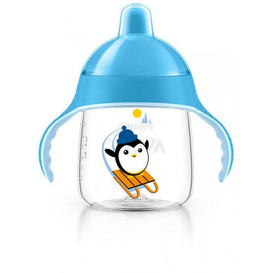 Avent no-spill cup with a firm nose of blue 260 ml 12 + 1 piece (SCF753/05) Avent no-spill cup with a firm nose of blue 260 ml 12 + 1 piece (SCF753/05)