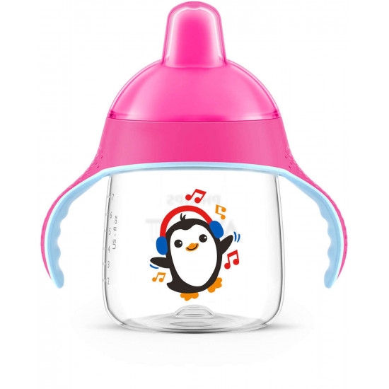 Avent no-spill cup with a firm nose of pink 260 ml 12 + 1 piece (SCF753/07) Avent no-spill cup with a firm nose of pink 260 ml 12 + 1 piece (SCF753/07)
