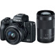 CANON EOS M50 camera + 15-45 IS STM + 55-200 IS STM Black (2680C054) CANON EOS M50 camera + 15-45 IS STM + 55-200 IS STM Black (2680C054)