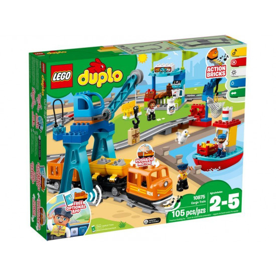 Конструктор LEGO DUPLO Грузовой поезд (10875) Конструктор LEGO DUPLO Грузовой поезд (10875)