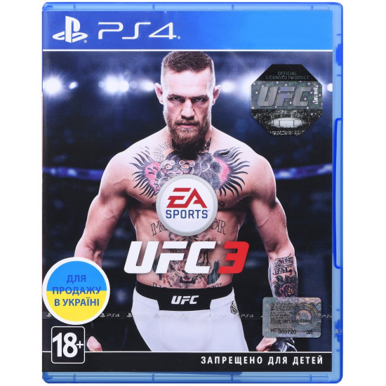 Game EA SPORTS UFC 3 (PS4, Russian subtitles) Game EA SPORTS UFC 3 (PS4, Russian subtitles)
