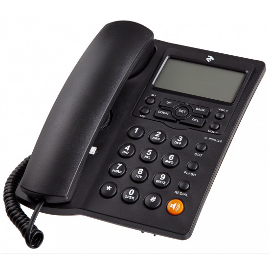 Phone cord 2E AP-410 Black Phone cord 2E AP-410 Black