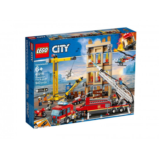 Конструктор LEGO City Городская пожарная бригада (60216) Конструктор LEGO City Городская пожарная бригада (60216)