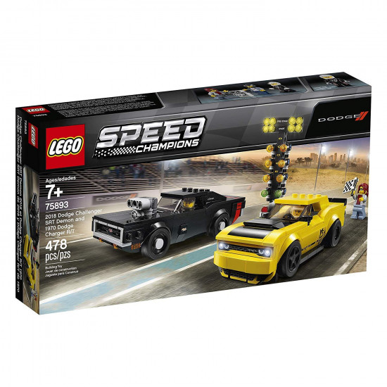 Конструктор LEGO Creator Автомобили 2018 Dodge Challenger SRT Demon и 1970 Dodge Charger R / T (75893) Конструктор LEGO Creator Автомобили 2018 Dodge Challenger SRT Demon и 1970 Dodge Charger R / T (75893)