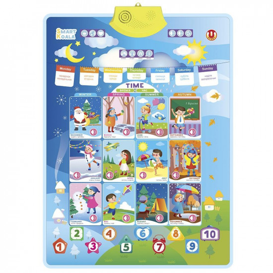 Audio poster interactive Smart Koala Time and Seasons (SKCIT4) Audio poster interactive Smart Koala Time and Seasons (SKCIT4)