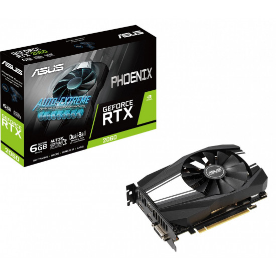 Видеокарта ASUS GeForce RTX2060 6GB GDDR6 (PH-RTX2060-6G) Видеокарта ASUS GeForce RTX2060 6GB GDDR6 (PH-RTX2060-6G)