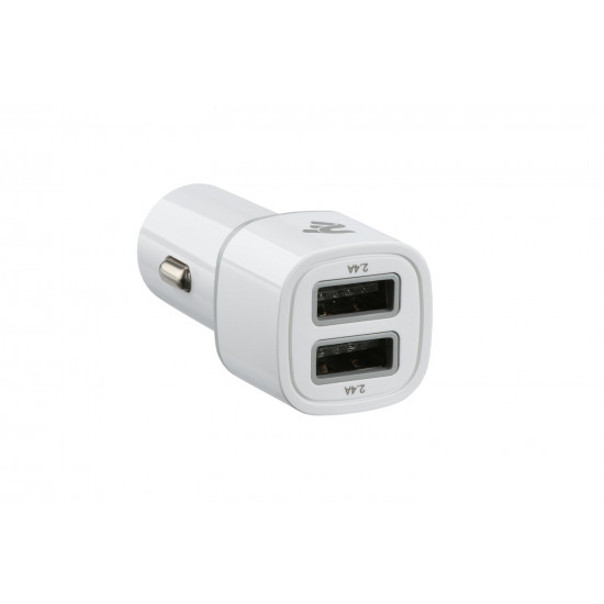 Автомобильное зарядное устройство 2E Dual USB Charger 2xUSB 2.4A White Автомобильное зарядное устройство 2E Dual USB Charger 2xUSB 2.4A White