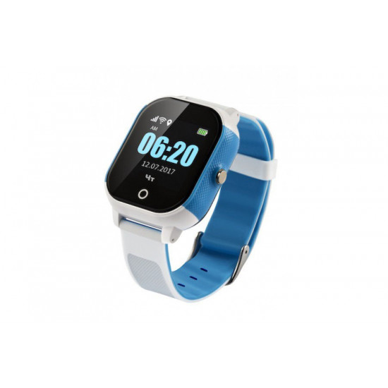 Children's watch phones with the GPS GOGPS ME K23 tracker blue with white (K23BLWH) Children's watch phones with the GPS GOGPS ME K23 tracker blue with white (K23BLWH)