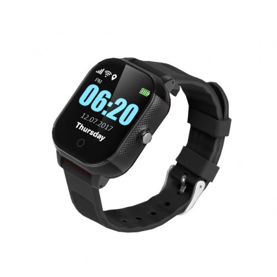 Children's watch phones with the GPS GOGPS ME K23 tracker black (K23BK) Children's watch phones with the GPS GOGPS ME K23 tracker black (K23BK)