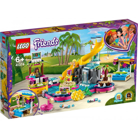 Конструктор LEGO Friends Вечірка Андреа біля басейну (41374) Конструктор LEGO Friends Вечірка Андреа біля басейну (41374)