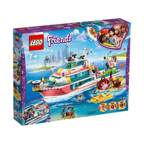 Конструктор LEGO Friends Рятувальний човен (41381) Конструктор LEGO Friends Рятувальний човен (41381)