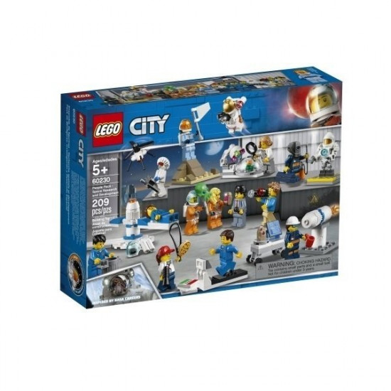 Конструктор LEGO City Набор фигурок Разработки и исследования в области космической техники (60230) Конструктор LEGO City Набор фигурок Разработки и исследования в области космической техники (60230)
