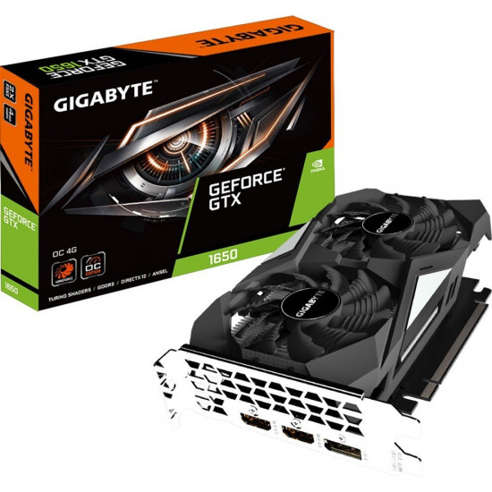 Video card GIGABYTE GeForce GTX 1650 4GB of GDDR5 OC (GV-N1650OC-4GD) Video card GIGABYTE GeForce GTX 1650 4GB of GDDR5 OC (GV-N1650OC-4GD)
