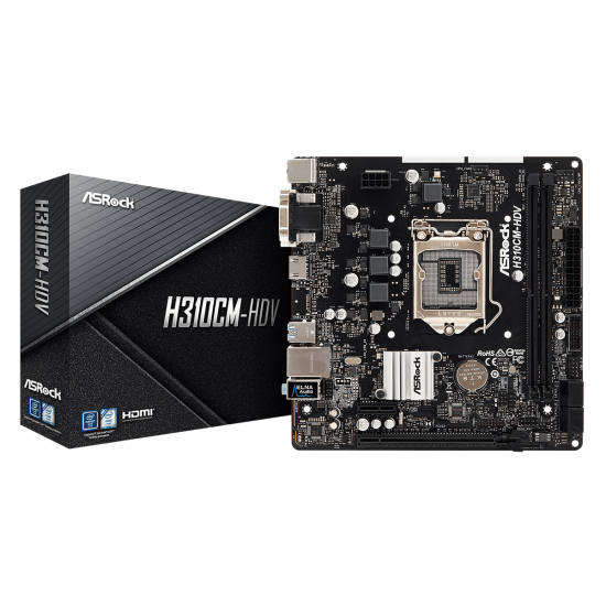 ASRock H310CM-HDV motherboard ASRock H310CM-HDV motherboard