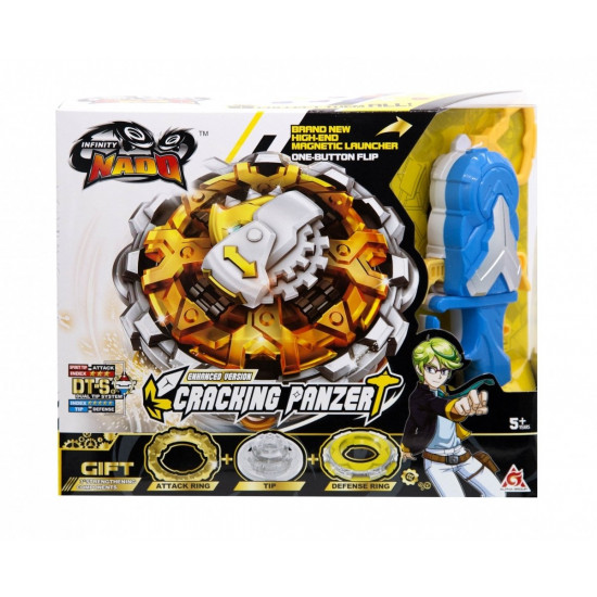 Дзига Auldey Infinity Nado V серія Advanced Cracking Panzer Швидкий Панцирь (YW634404) Дзига Auldey Infinity Nado V серія Advanced Cracking Panzer Швидкий Панцирь (YW634404)