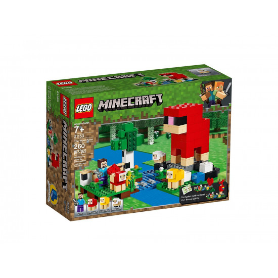 Конструктор LEGO Minecraft Ферма шерсти (21153) Конструктор LEGO Minecraft Ферма шерсти (21153)