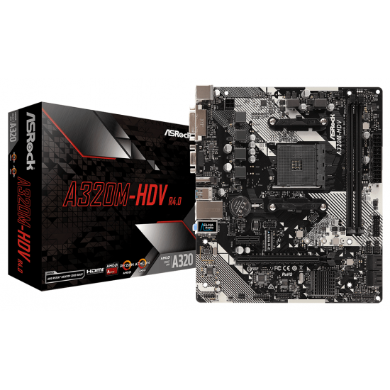 Материнська плата ASRock A320M-HDV R4.0 Материнська плата ASRock A320M-HDV R4.0