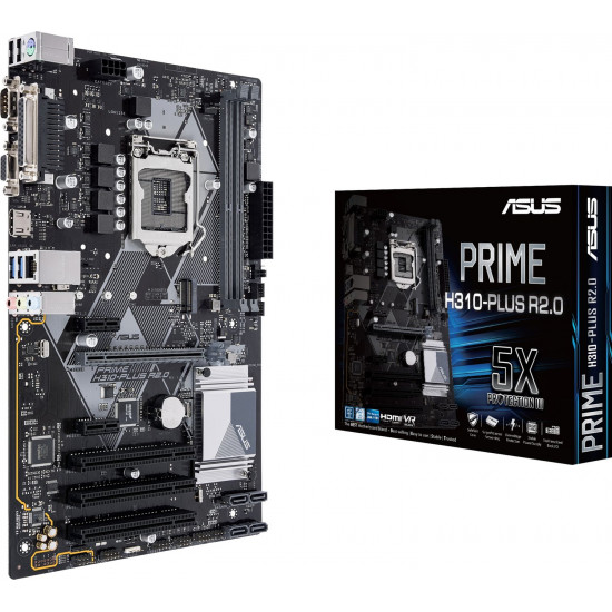 Материнcкая плата ASUS PRIME H310-PLUS R2.0 Материнcкая плата ASUS PRIME H310-PLUS R2.0