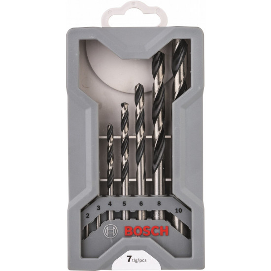 A set of drills Bosch HSS PointTeQ on metal of 7 pieces A set of drills Bosch HSS PointTeQ on metal of 7 pieces