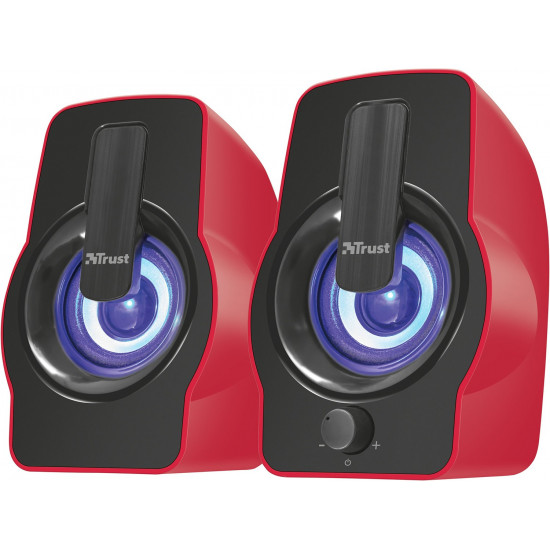 Trust 2.0 Gemi RGB Red (22979) speaker system Trust 2.0 Gemi RGB Red (22979) speaker system