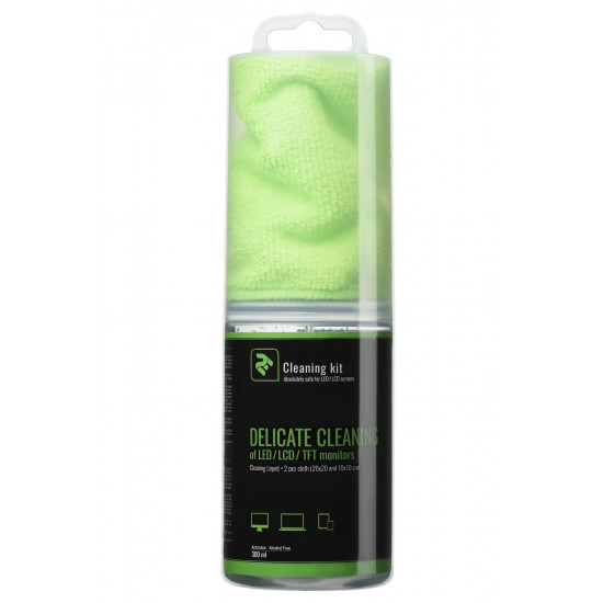 Set for cleaning 2E 300ml Liquid for LED/LCD + 2 napkins of 20X20 10X10 cm (2E-SK300L) Set for cleaning 2E 300ml Liquid for LED/LCD + 2 napkins of 20X20 10X10 cm (2E-SK300L)