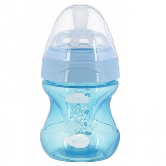 Бутылочка для кормления Nuvita NV6012 Mimic Cool 150мл 0м+ Антиколиковая, голубая (NV6012SKY) Бутылочка для кормления Nuvita NV6012 Mimic Cool 150мл 0м+ Антиколиковая, голубая (NV6012SKY)