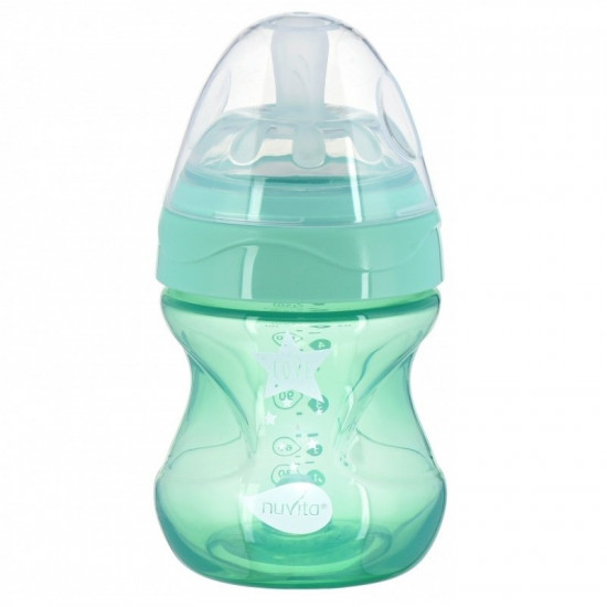 Бутылочка для кормления Nuvita NV6012 Mimic Cool 150мл 0м+ Антиколиковая, зеленая (NV6012GREEN) Бутылочка для кормления Nuvita NV6012 Mimic Cool 150мл 0м+ Антиколиковая, зеленая (NV6012GREEN)
