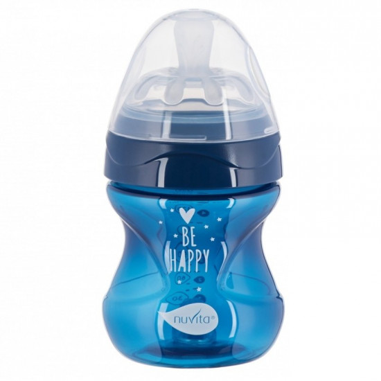 Бутылочка для кормления Nuvita NV6012 Mimic Cool 150мл 0м+ Антиколиковая, темно-синяя (NV6012NIGHTBLUE) Бутылочка для кормления Nuvita NV6012 Mimic Cool 150мл 0м+ Антиколиковая, темно-синяя (NV6012NIGHTBLUE)