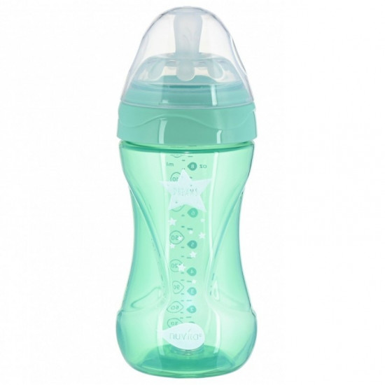 Бутылочка для кормления Nuvita NV6032 Mimic Cool 250мл 3м+ Антиколиковая, зеленая (NV6032GREEN) Бутылочка для кормления Nuvita NV6032 Mimic Cool 250мл 3м+ Антиколиковая, зеленая (NV6032GREEN)
