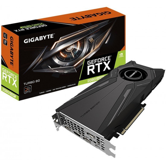 Video card GIGABYTE GeForce RTX 2080 SUPER TURBO 8G (GV-N208STURBO-8GC) Video card GIGABYTE GeForce RTX 2080 SUPER TURBO 8G (GV-N208STURBO-8GC)