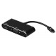 Адаптер 2E Type C to USB 3.0+AUX+HDMI+VGA+USB Type C, 0.15m, black Адаптер 2E Type C to USB 3.0+AUX+HDMI+VGA+USB Type C, 0.15m, black