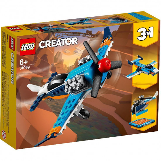 Конструктор LEGO Creator Винтовой самолёт (31099) Конструктор LEGO Creator Винтовой самолёт (31099)
