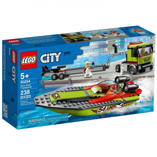 Конструктор LEGO City Транспортировщик скоростных катеров (60254 L) Конструктор LEGO City Транспортировщик скоростных катеров (60254 L)