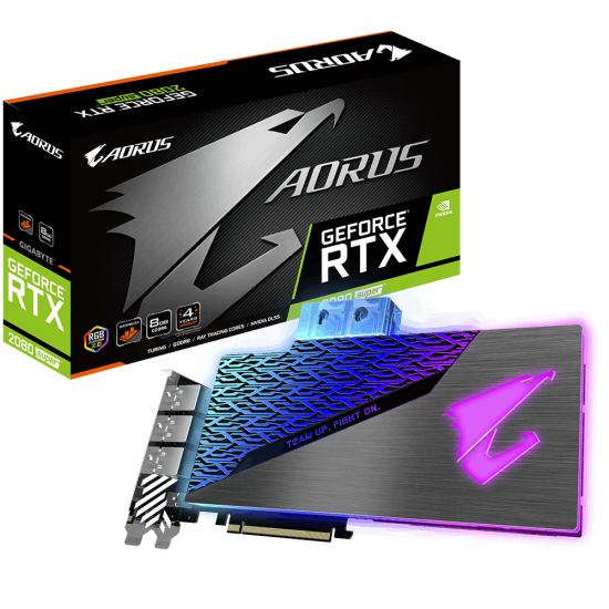Video card Gigabyte GeForce RTX2080 SUPER WATERFORCE WB 8G AORUS (GV-N208SAORUS_WB-8GC) Video card Gigabyte GeForce RTX2080 SUPER WATERFORCE WB 8G AORUS (GV-N208SAORUS_WB-8GC)