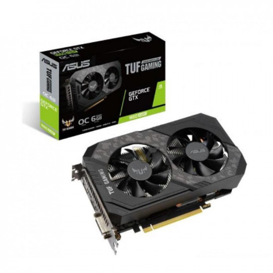 Видеокарта ASUS GeForce GTX1660 SUPER (TUF-GTX1660S-O6G-GAMING) Видеокарта ASUS GeForce GTX1660 SUPER (TUF-GTX1660S-O6G-GAMING)