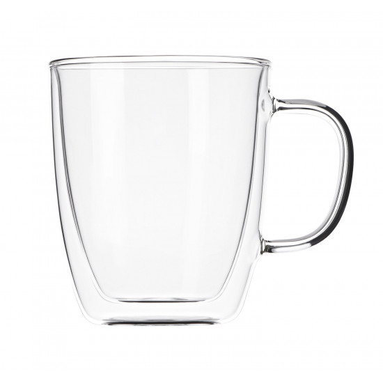 A set of cups with Ardesto handles with double walls for latte, 400 ml, 2 pieces of AR2640GH A set of cups with Ardesto handles with double walls for latte, 400 ml, 2 pieces of AR2640GH
