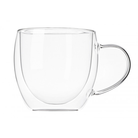 A set of cups with Ardesto handles with double walls for latte, 250 ml, 2 pieces of AR2625GH A set of cups with Ardesto handles with double walls for latte, 250 ml, 2 pieces of AR2625GH