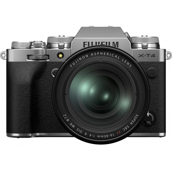 Camera FUJIFILM X-T4 + XF 16-80mm f/4.0 R Silver (16651277) Camera FUJIFILM X-T4 + XF 16-80mm f/4.0 R Silver (16651277)