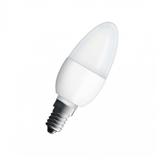 Лампа светодиодная OSRAM LED Value B40 свечка 5W 470Lm 4000K E14 Лампа светодиодная OSRAM LED Value B40 свечка 5W 470Lm 4000K E14