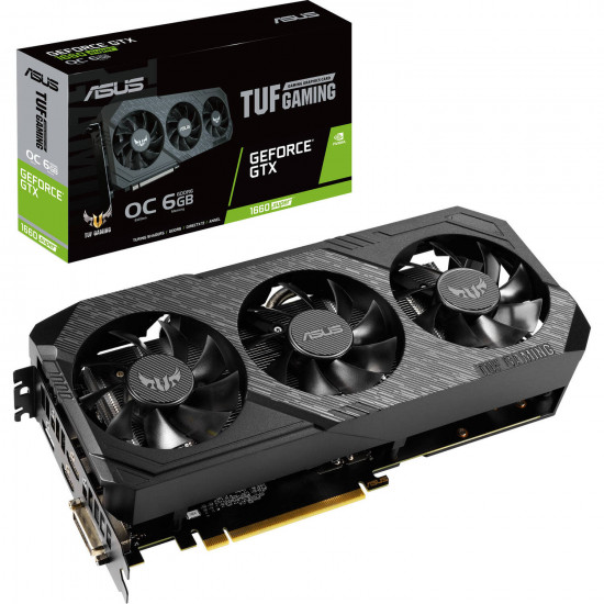 Видеокарта ASUS GeForce GTX1660 SUPER 6GB GDDR6 GAMING TUF3 (TUF3-GTX1660S-6G-GAMING) Видеокарта ASUS GeForce GTX1660 SUPER 6GB GDDR6 GAMING TUF3 (TUF3-GTX1660S-6G-GAMING)