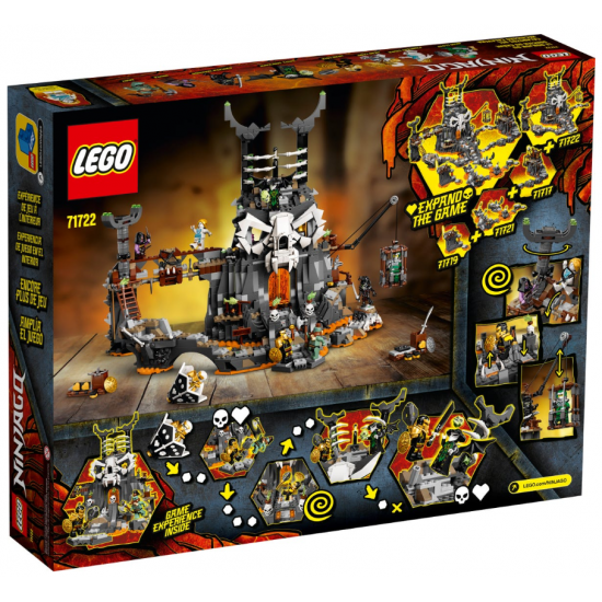 Конструктор LEGO Ninjago Подземелье колдуна-скелета (71722) Конструктор LEGO Ninjago Подземелье колдуна-скелета (71722)