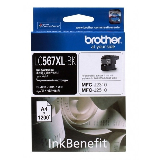 Cartridge jet Brother MFC-J2310 XL black (LC567XLBK) Cartridge jet Brother MFC-J2310 XL black (LC567XLBK)